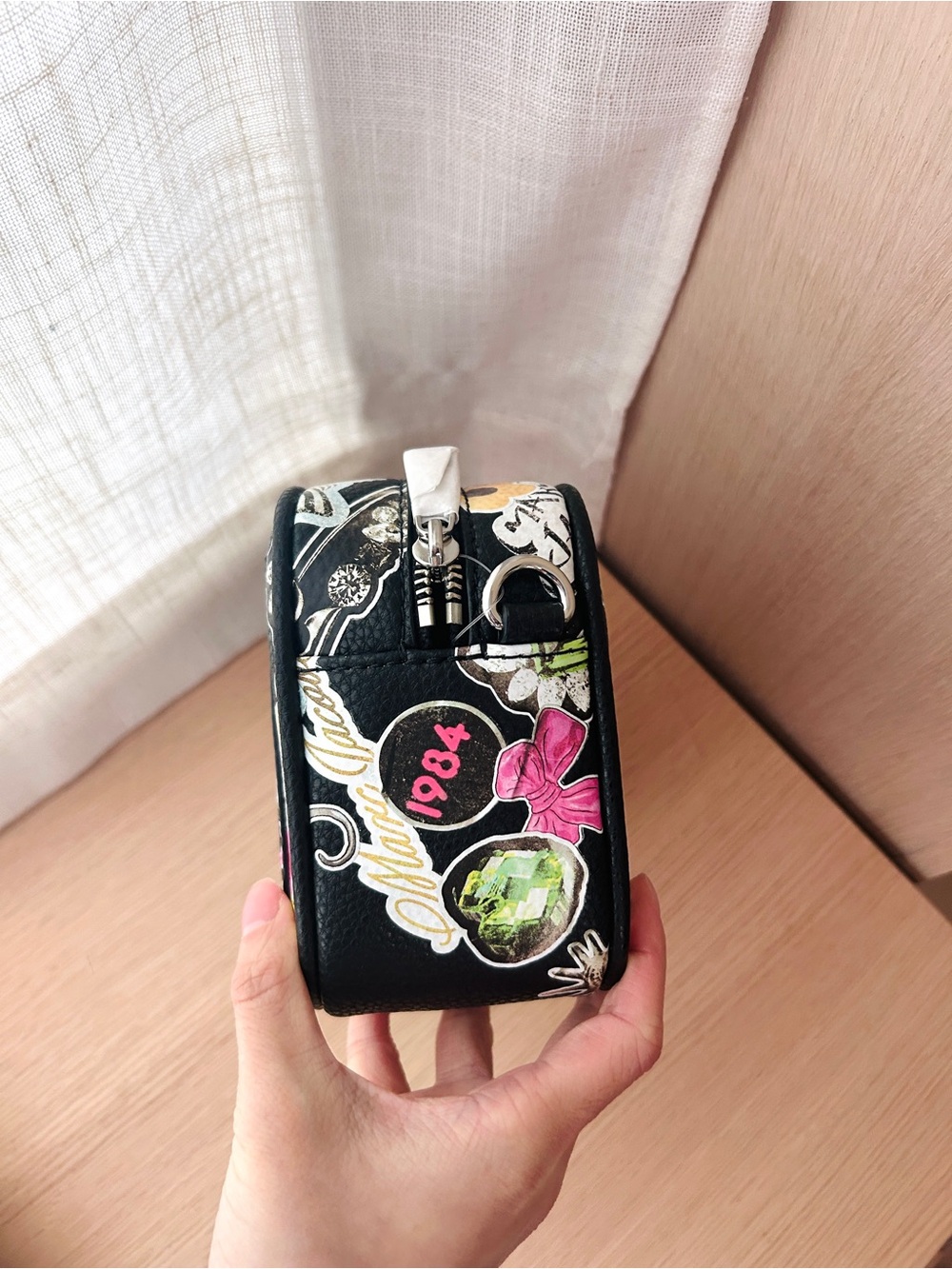 NWT🐭Marc Jacobs Sticker Bold Flash Camera Bag Crossbody Black y2k Gifts - Picture 8 of 9